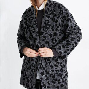 Madewell Leopard Print Blazer Coat/Jacket in XL